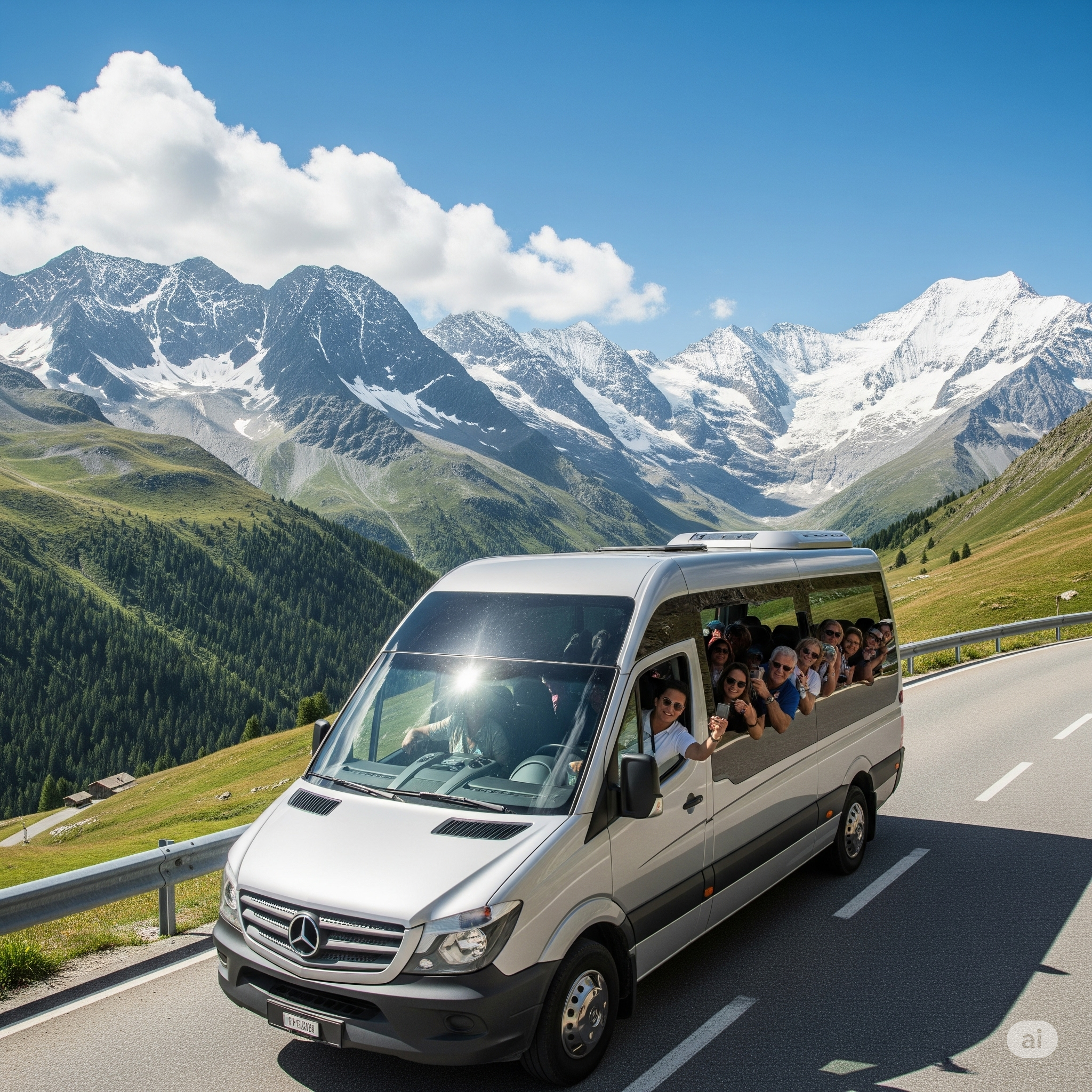 Touristische Ausflüge in die Bündner Berge