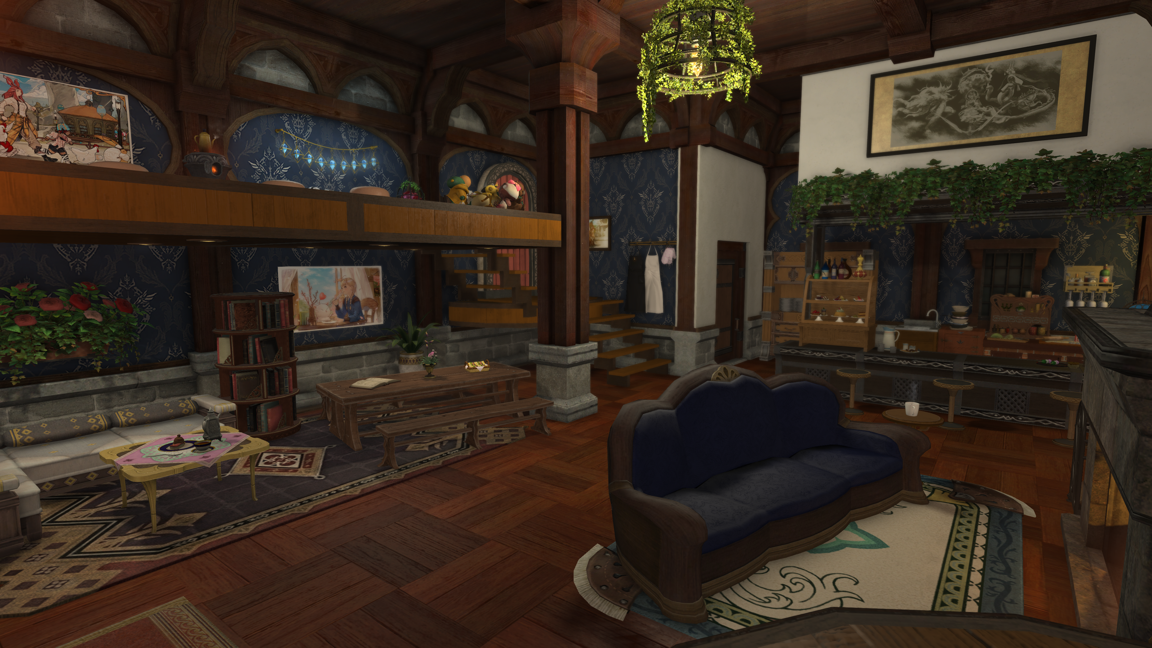 A panoramic view of the Azem's Rest cafe