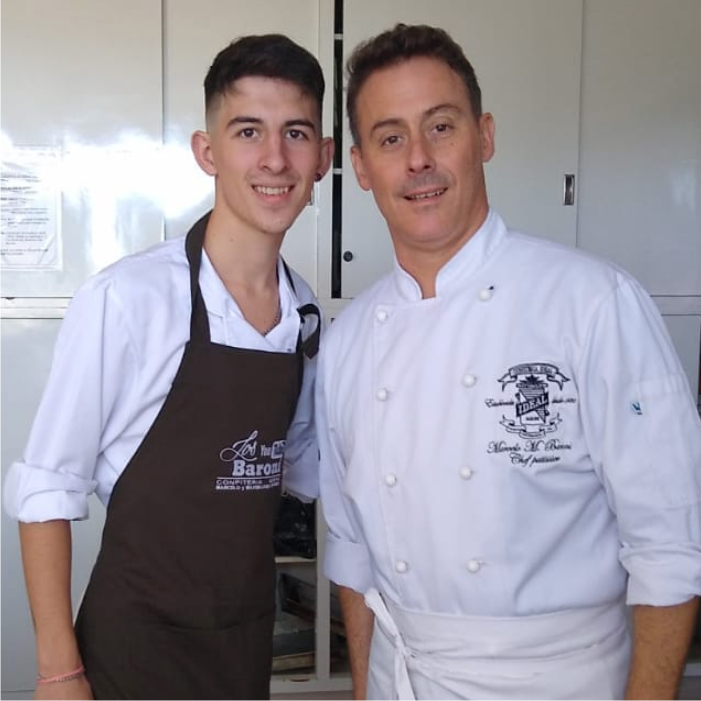 Maximiliano Baroni y Marcelo Baroni juntos