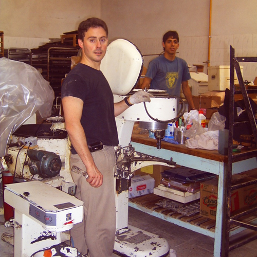 chef Marcelo Baroni en remodelación Confitería Ideal año 2007