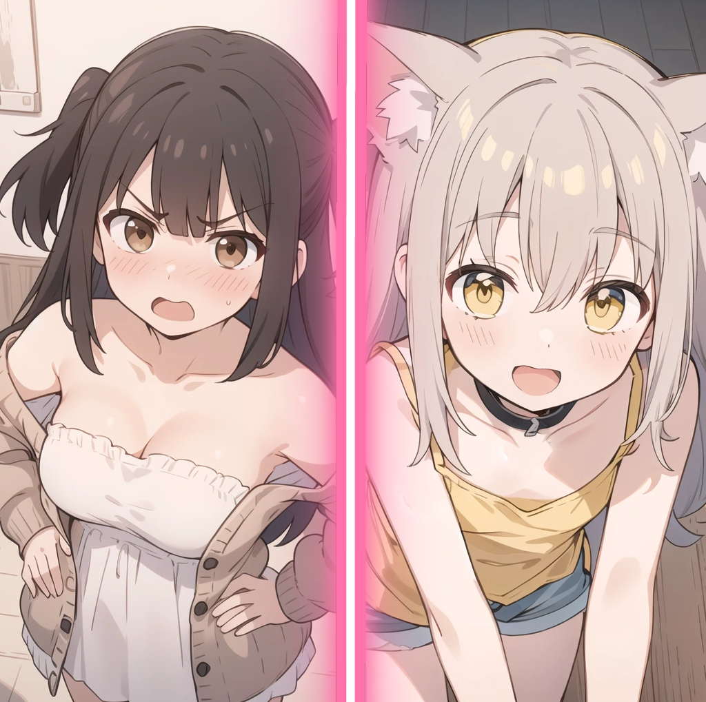 A stray kitty?! A stray kitty?!