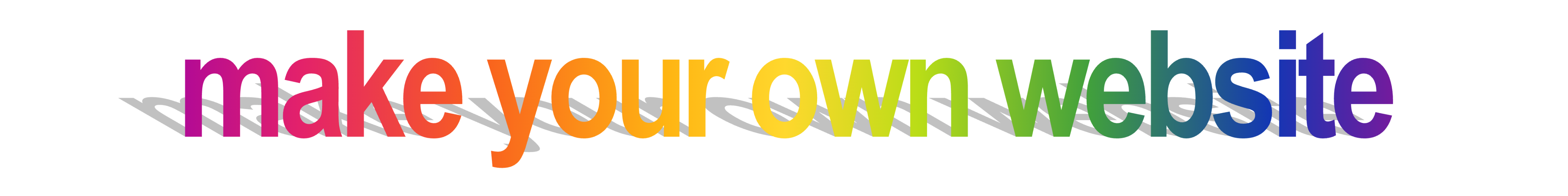Make your own website