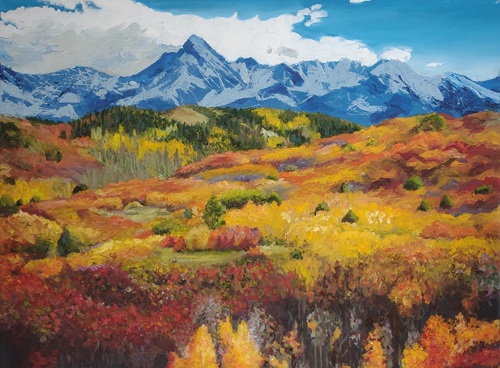 Colorado Fall - Oil painting