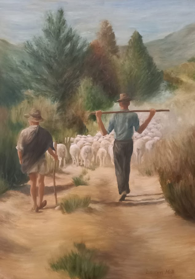 Shepherd Road - Oil painting