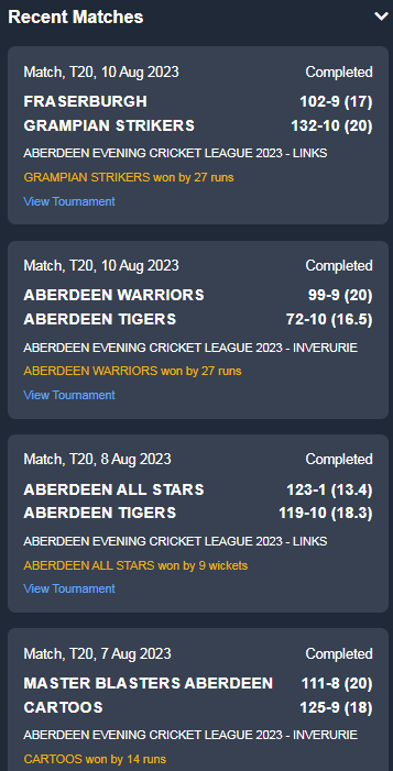 Management Club Matches Image