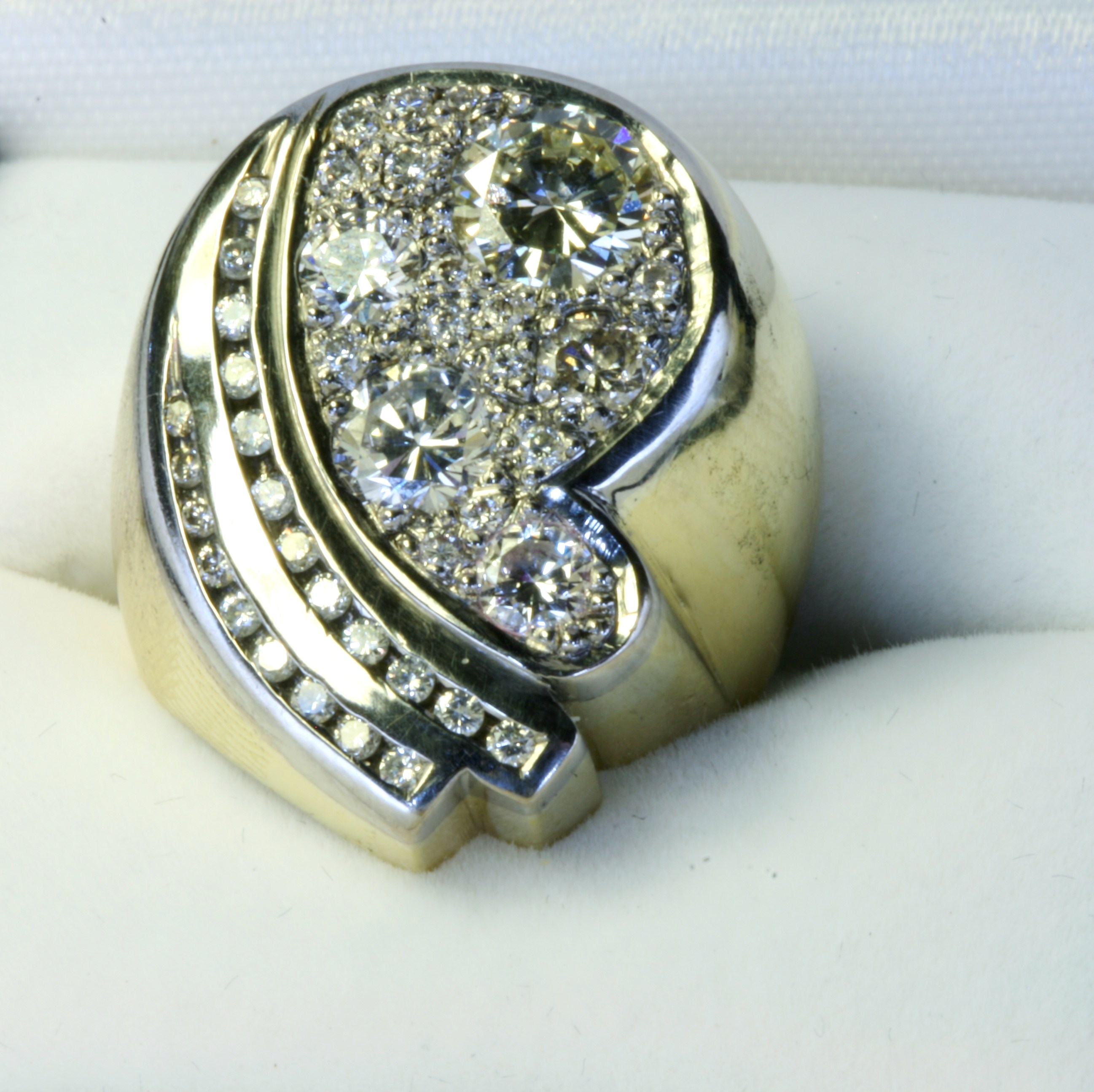 Custom platinum necklace by TaylorJewel