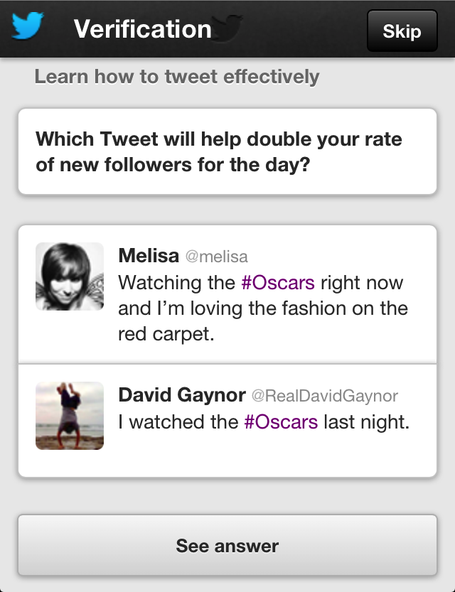 Which Tweet will help double your rate of new followers for the day? Which Tweet will help double your rate of new followers for the day?