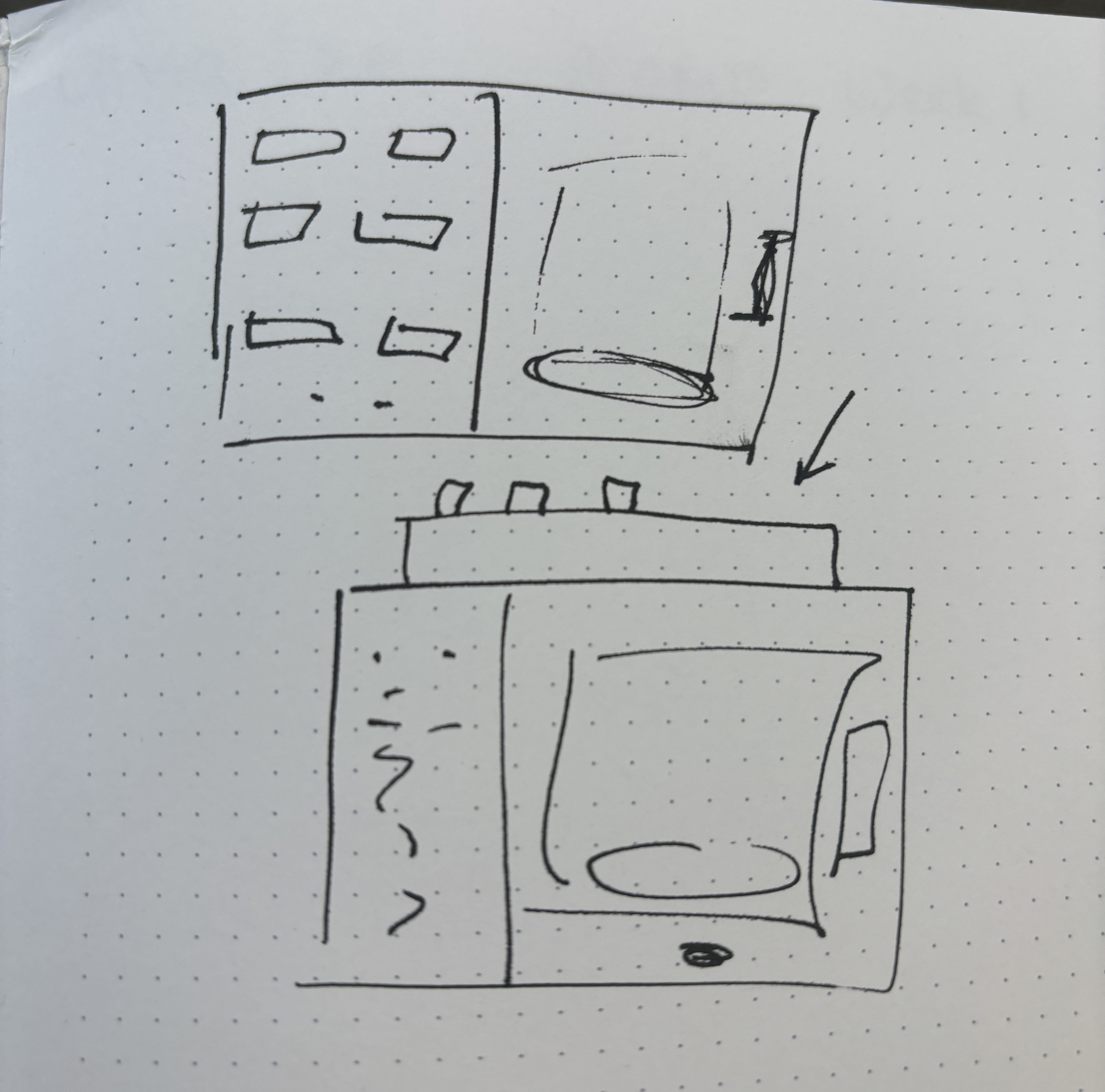 Fantasy Device: Food 3D Printer (Sketch)