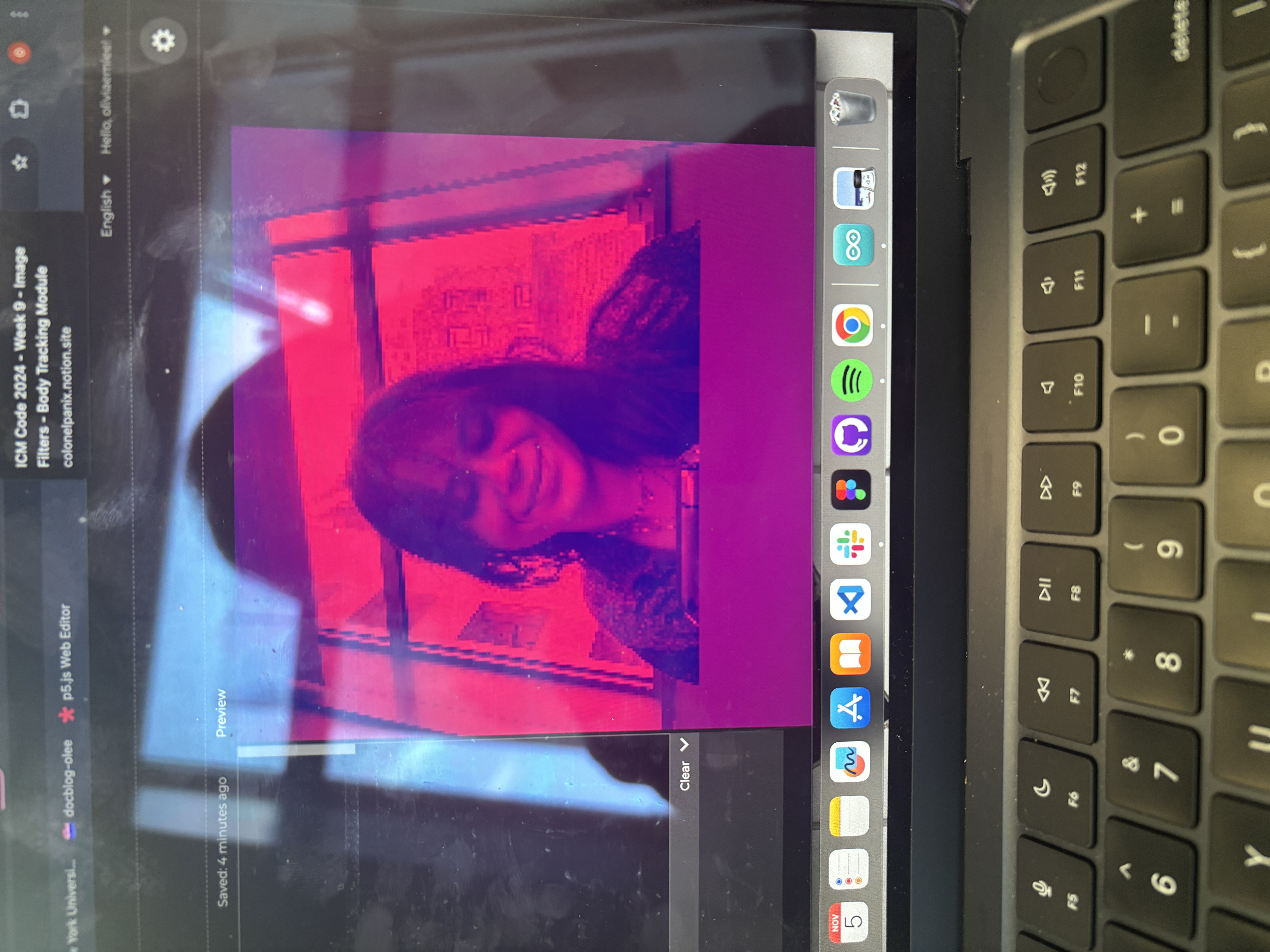 Olivia in pixels project