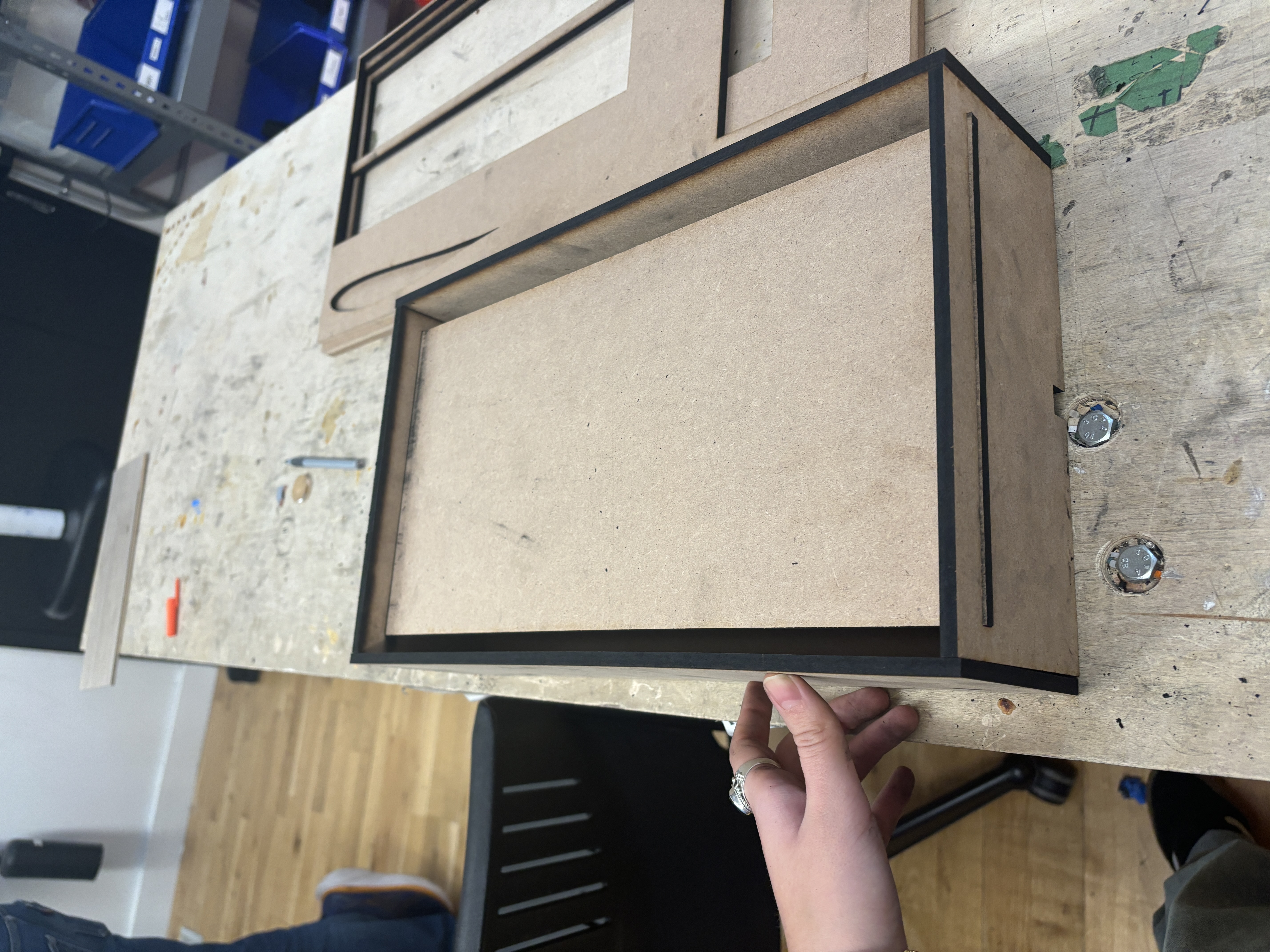 base of box put together