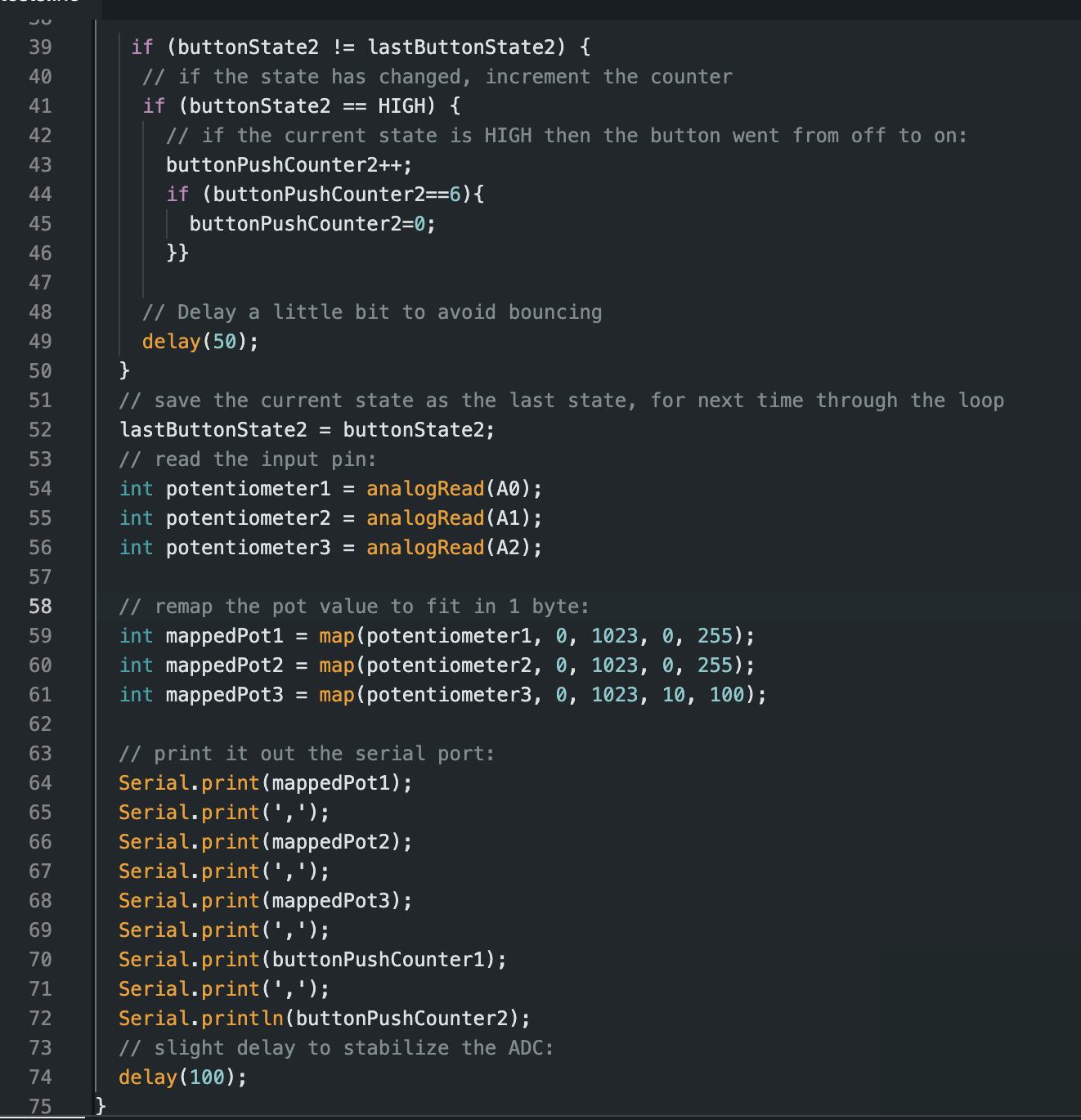 arduino code 2