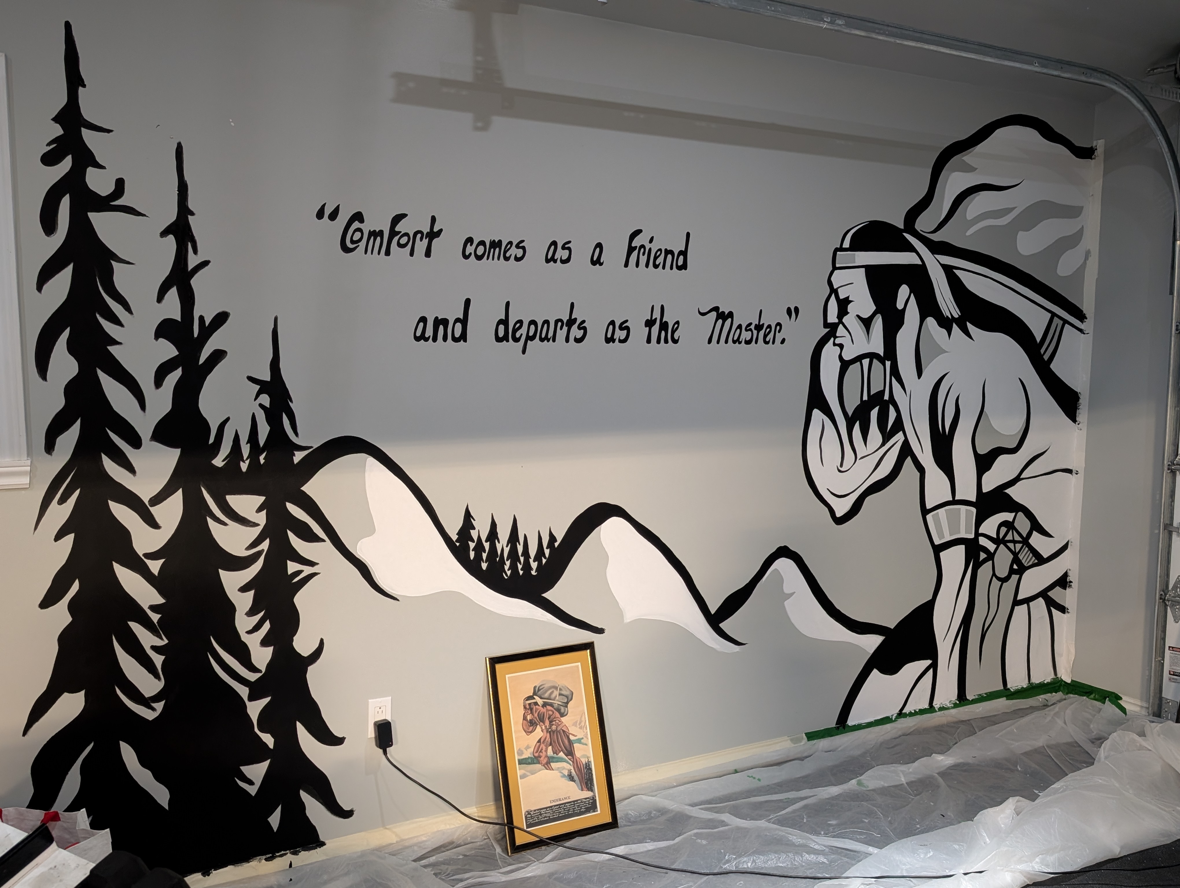 Kahnawake CrossFit Mural - View 2