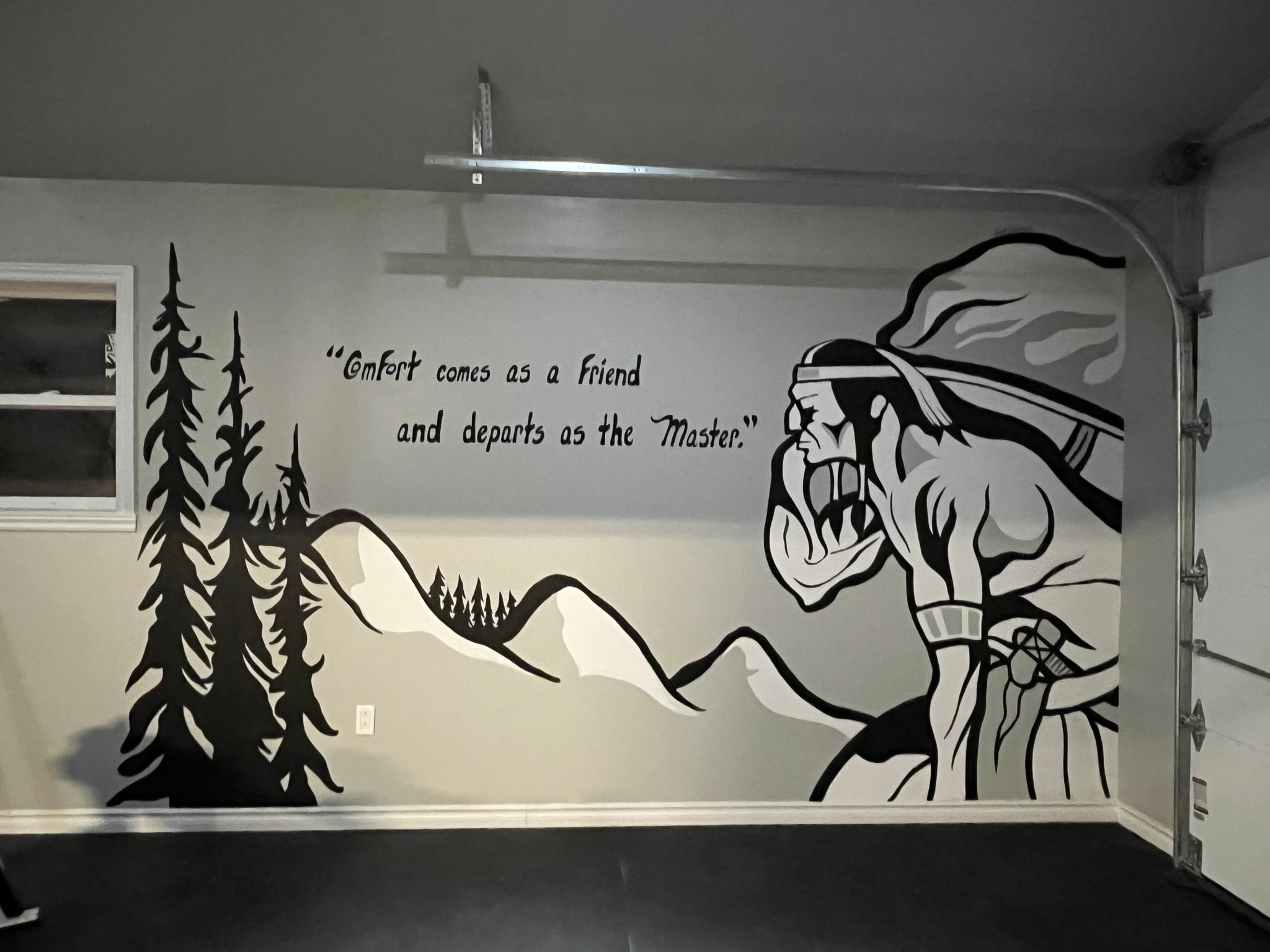 Kahnawake CrossFit Mural - View 1