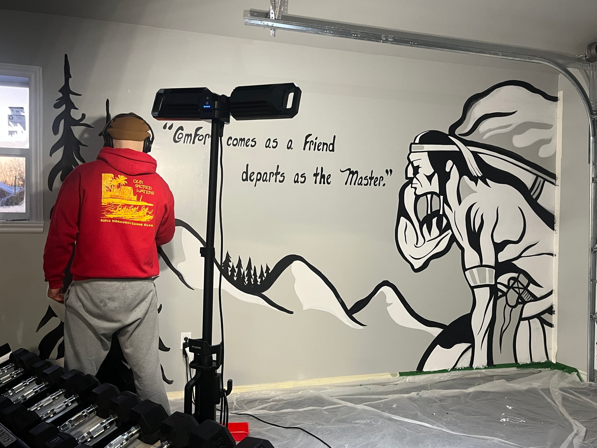 Kahnawake CrossFit Mural - View 3