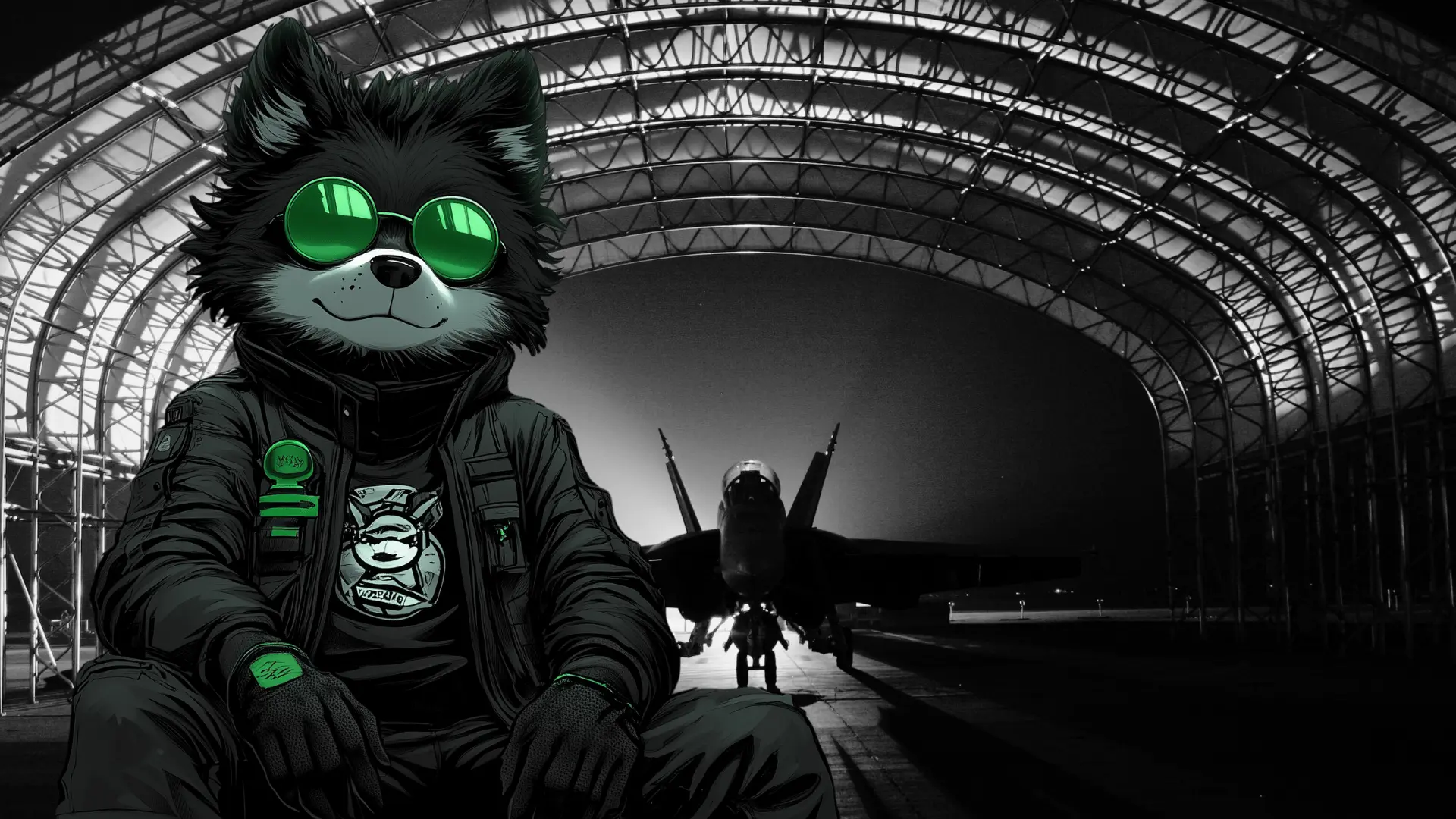 Young wolf jet pilot, New York Jets Fan
